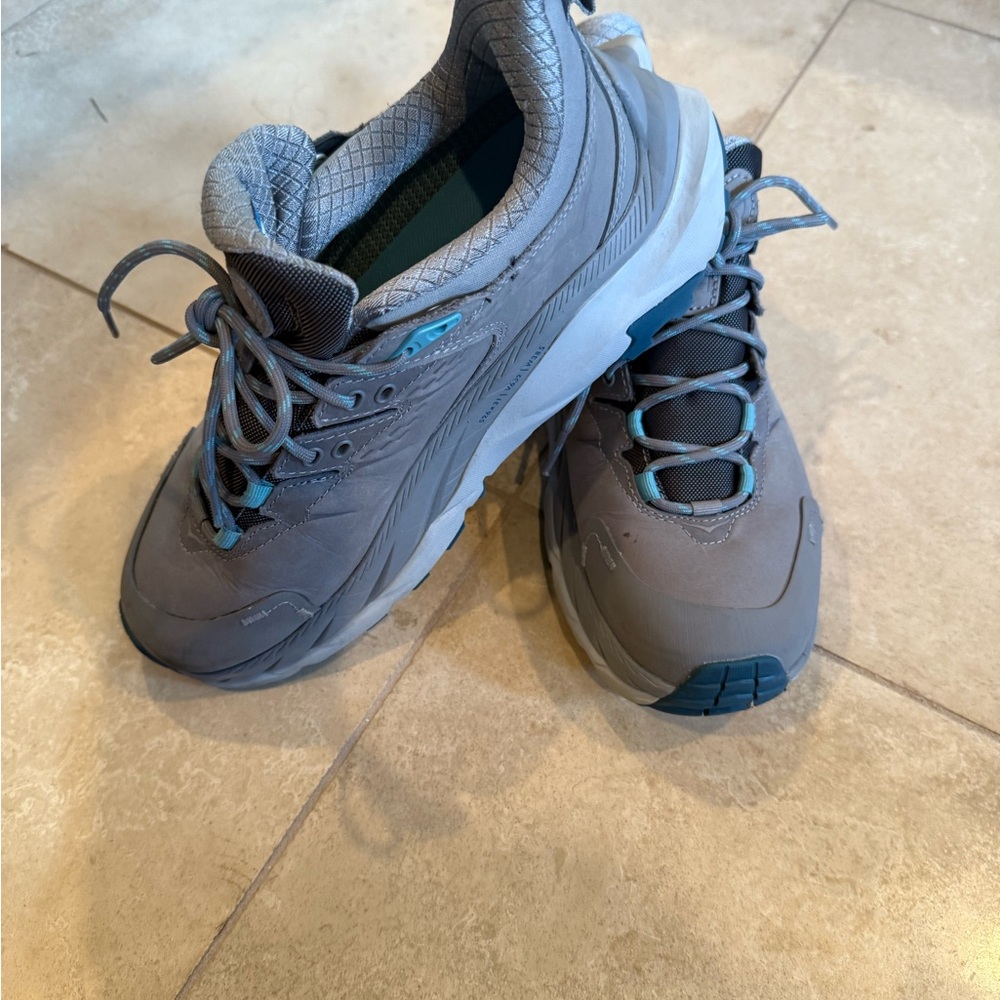 Hoka Gray Athletic Shoes